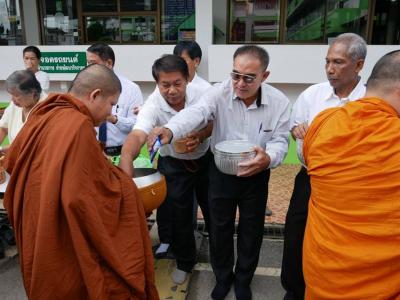 60-พิธีทำบุญตักบาตร วันคล้ายวันสถาปนาวิทยาลัย