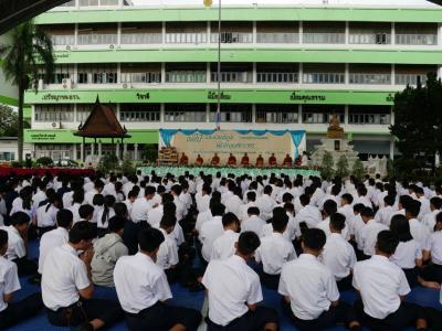 60-พิธีทำบุญตักบาตร วันคล้ายวันสถาปนาวิทยาลัย